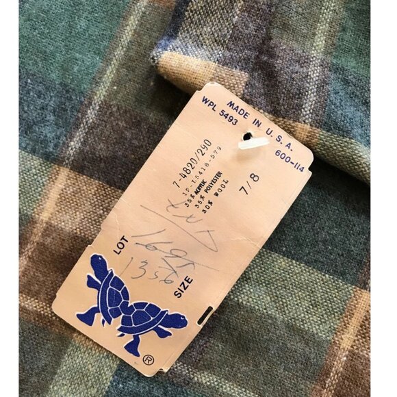 Vintage Turtle Bax Ladies Wool Plaid Skirt Size 7/8 XS Small USA Fall Autumn - Picture 5 of 6